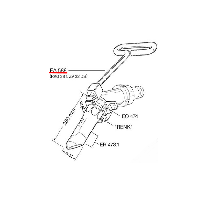 EA 588 REPUESTO ZVA 32 ELAFLEX EF-EA 588