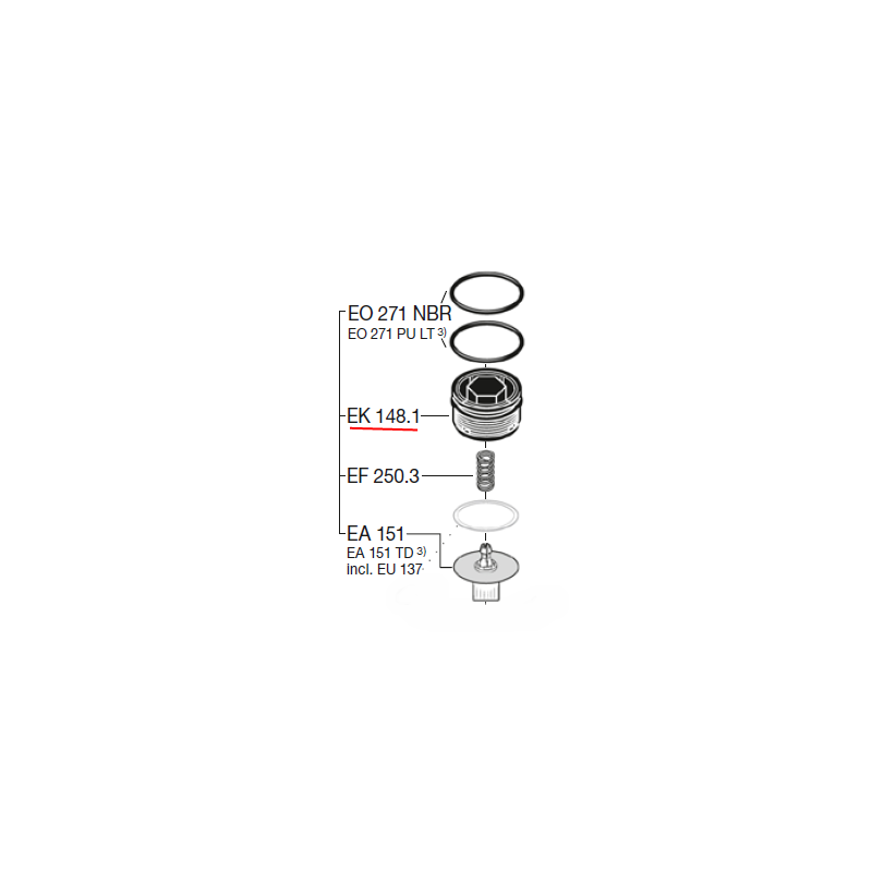 EK 148.1 REPUESTO ZVA DIESEL ELAFLEX EF-EK 148.1 ZVA SLIMLINE 2