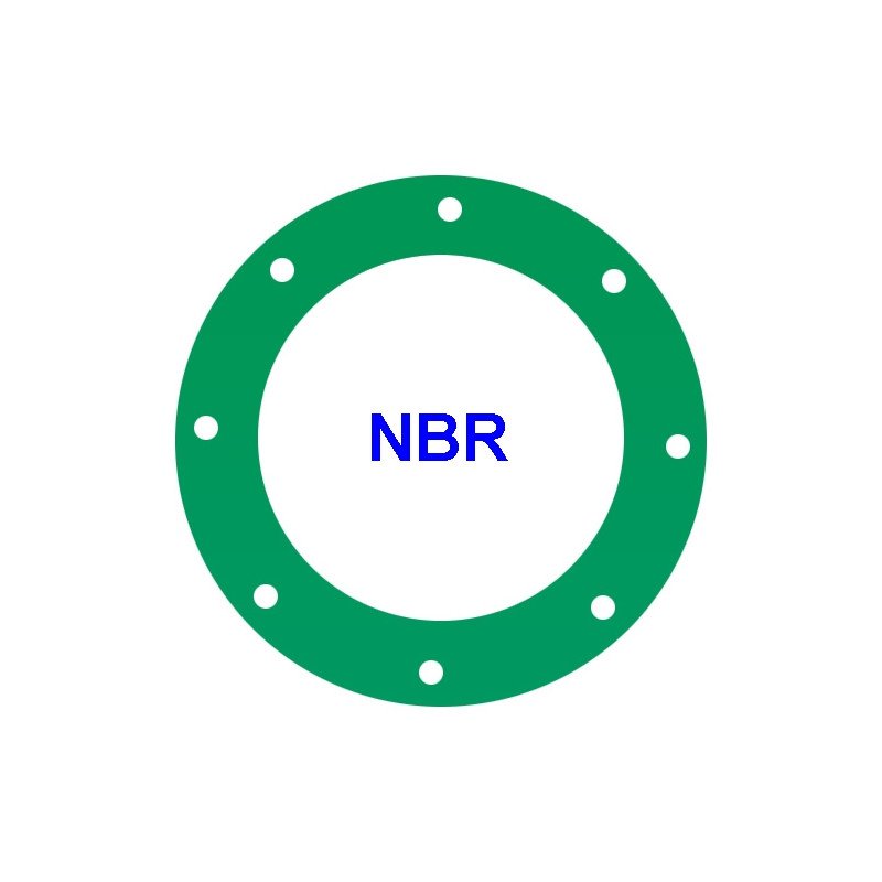 API Junta Brida 4" NBR 8 agujeros para Valvula Fondo Equiptank 740078