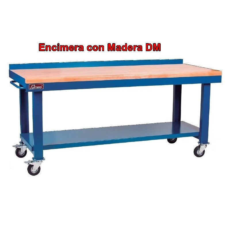 1000 mm BRMVDM-1 Banco de Trabajo para Taller Encimera con Madera de DM