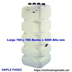 Deposito de Gasoil 1000 Litros Simple Pared Plastico Variolentz 78 1000