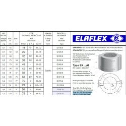 Abrazadera Spannfix 53-55 mm AIuminio Elaflex Spannfix SX 40 AI